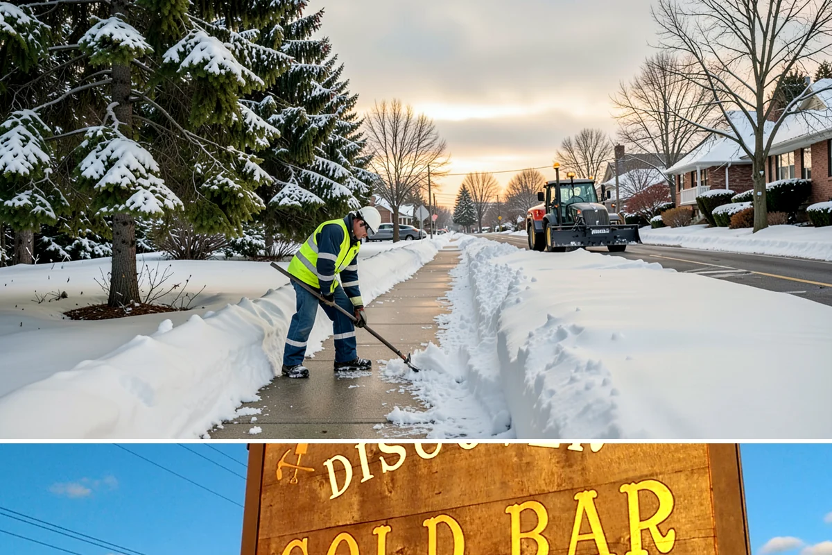 Backyard Walkway Clearing in Gold Bar, Snohomish County, WA - Backyard paths matter most through the deep-winter weeks when shaded, tree-lined routes stay frozen long after open areas clear.