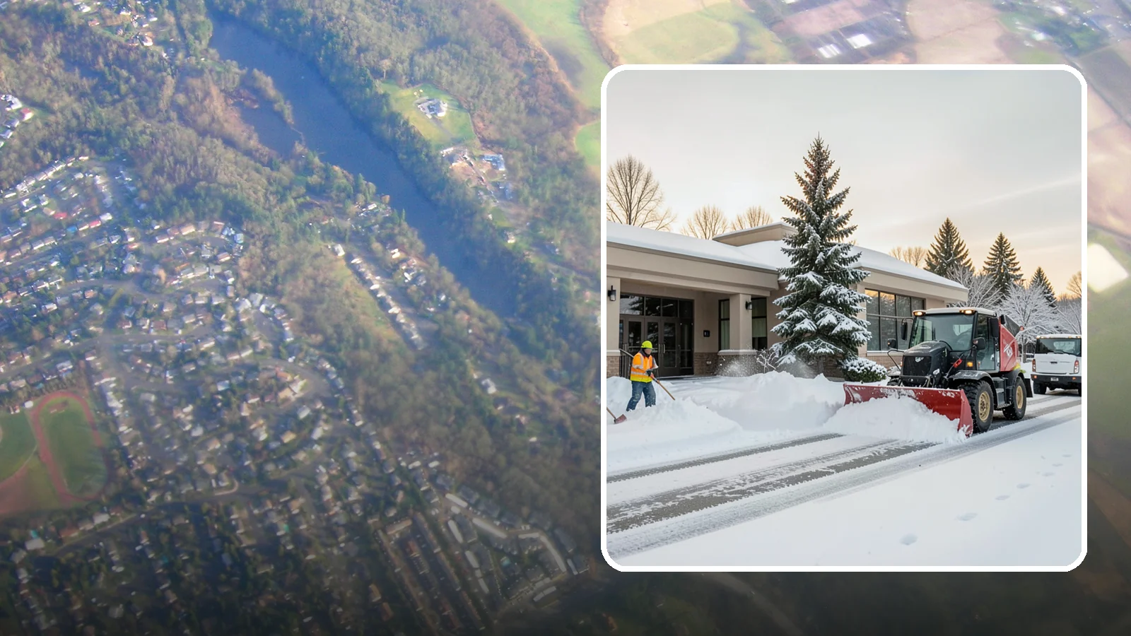 Bank Branch Snow Removal in Algona, King County, WA - Keep your drive-through lanes, ATM approaches, and customer entrance clear so members can bank safely the moment a snow event...