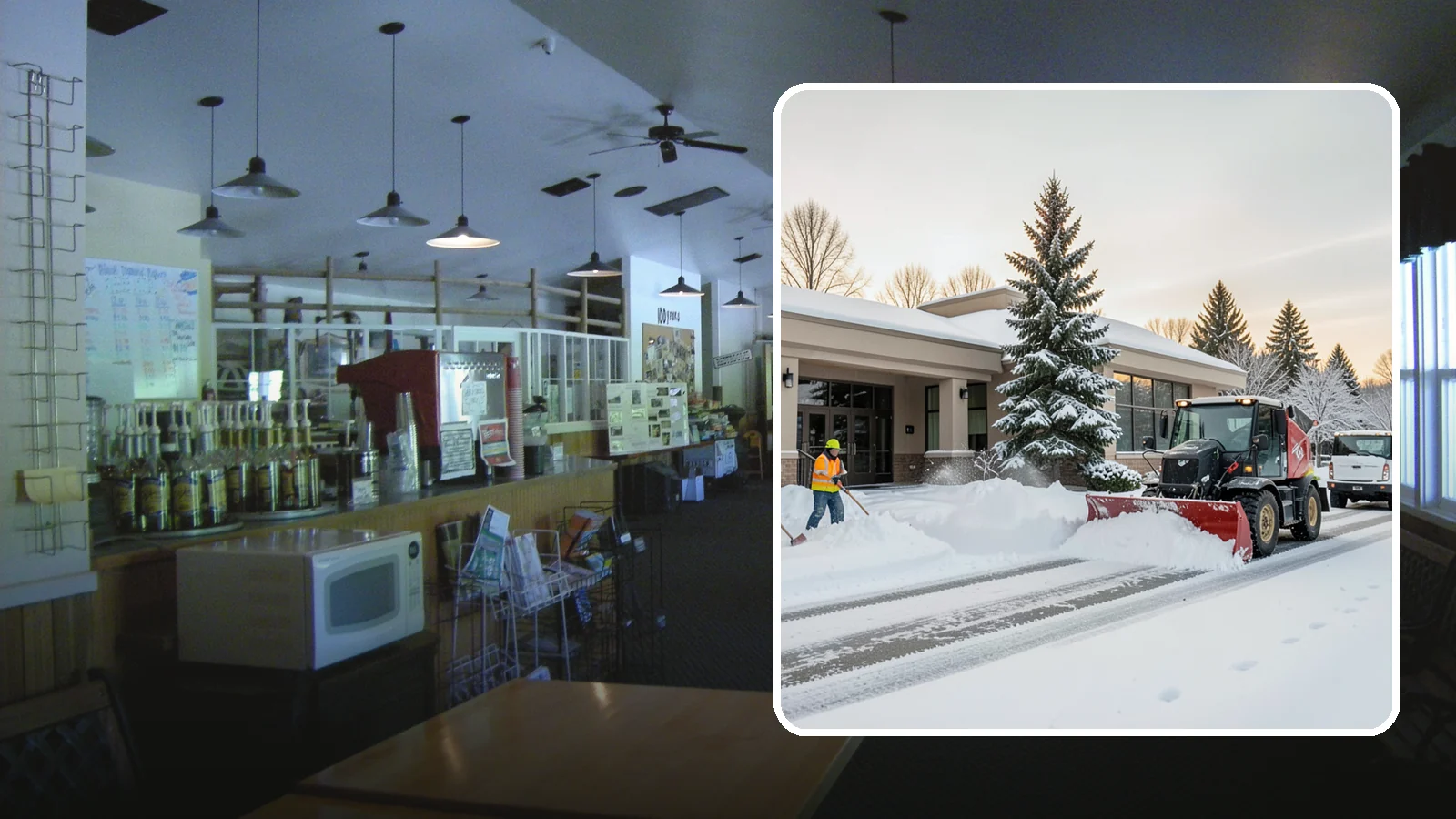 Bank Branch Snow Removal in Black Diamond, King County, WA - Keep your drive-through lanes, ATM approaches, and customer entrance clear so members can bank safely the moment a snow event...