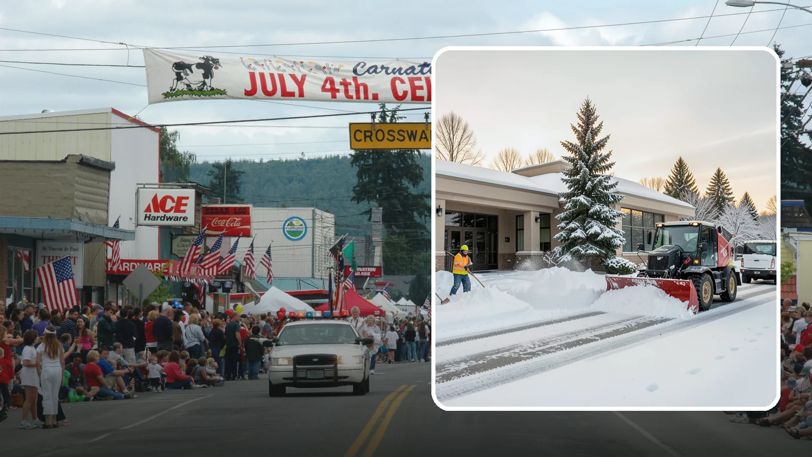 Bank Branch Snow Removal in Carnation, King County, WA - Keep your drive-through lanes, ATM approaches, and customer entrance clear so members can bank safely the moment a snow event...