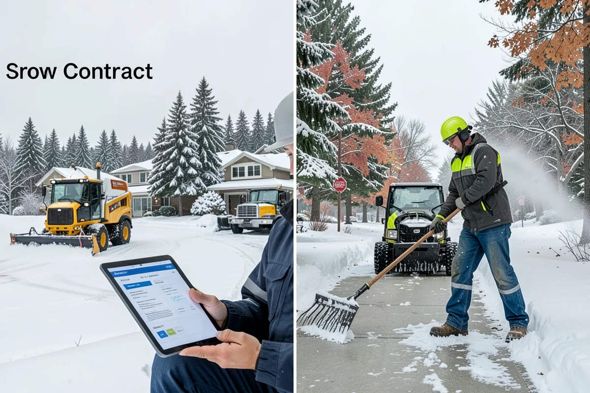 Bank Branch Snow Removal in Concrete, Skagit County, WA - Identify drive-through lanes, ATM pads, and the entrance walk