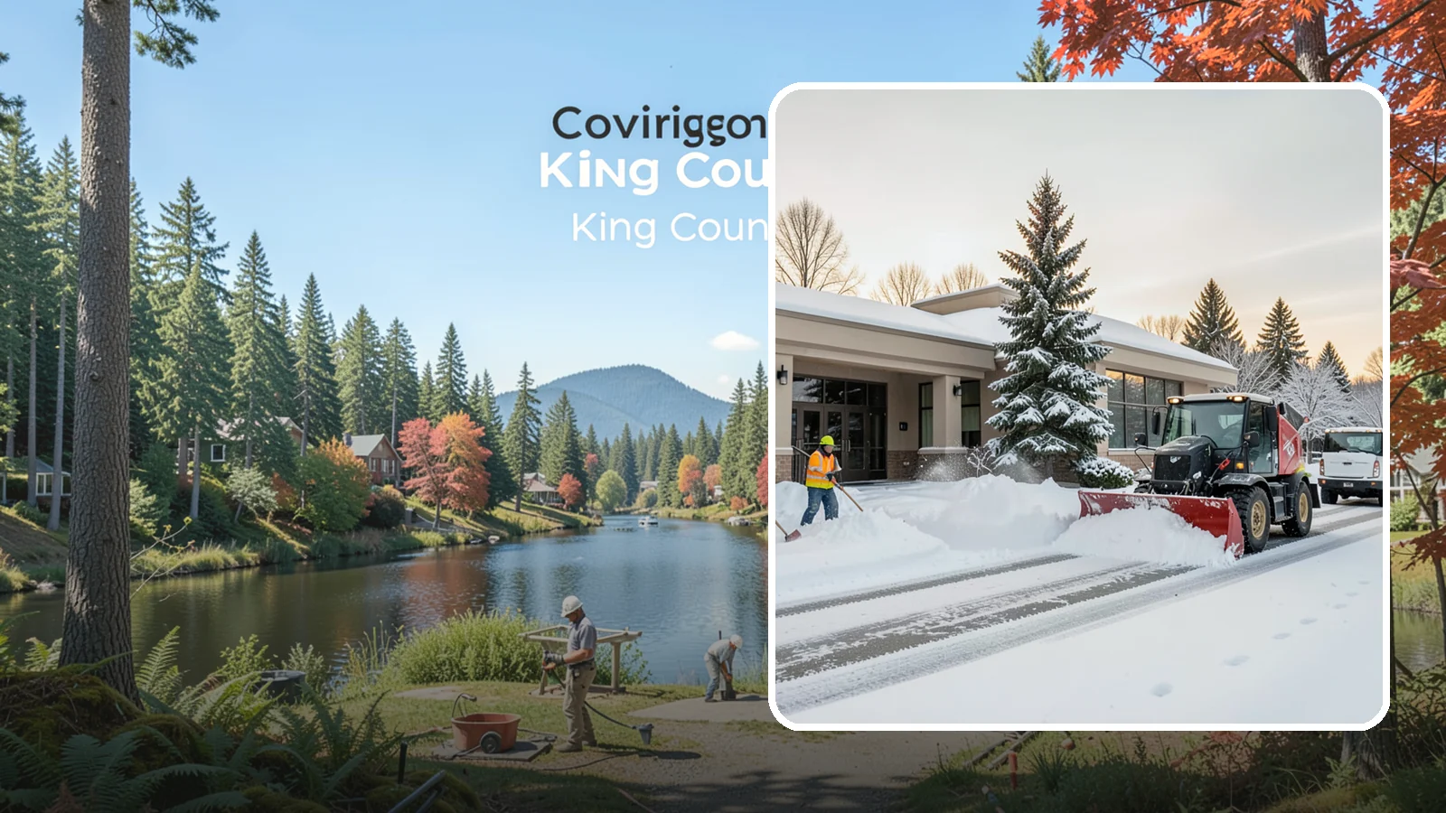 Bank Branch Snow Removal in Covington, King County, WA - Keep your drive-through lanes, ATM approaches, and customer entrance clear so members can bank safely the moment a snow event...