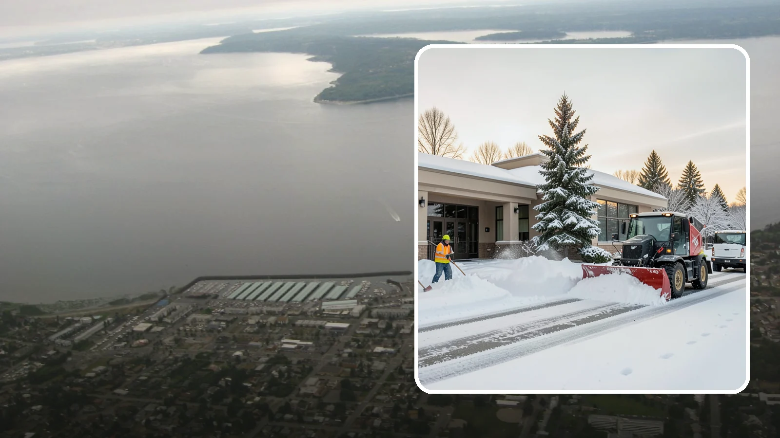Bank Branch Snow Removal in Des Moines, King County, WA - Keep your drive-through lanes, ATM approaches, and customer entrance clear so members can bank safely the moment a snow event...