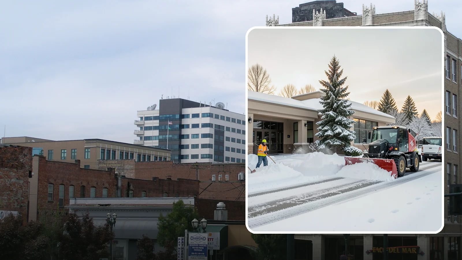 Bank Branch Snow Removal in Everett, Snohomish County, WA - Keep your drive-through lanes, ATM approaches, and customer entrance clear so members can bank safely the moment a snow event...
