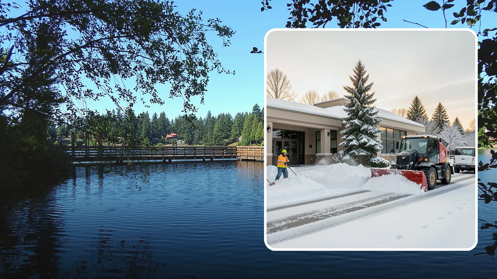 Bank Branch Snow Removal in Federal Way, King County, WA - Keep your drive-through lanes, ATM approaches, and customer entrance clear so members can bank safely the moment a snow event...