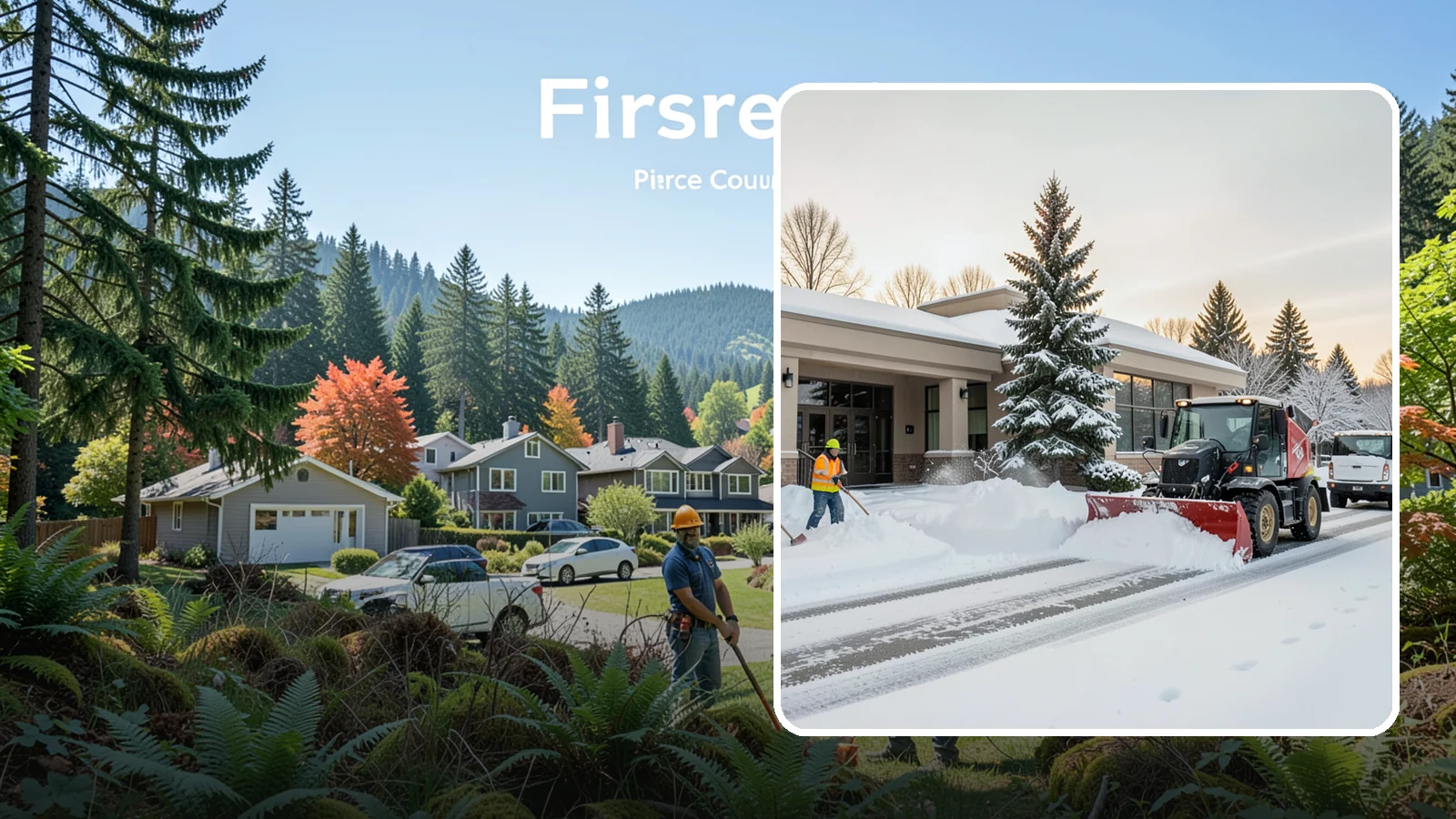 Bank Branch Snow Removal in Fircrest, Pierce County, WA - Keep your drive-through lanes, ATM approaches, and customer entrance clear so members can bank safely the moment a snow event...