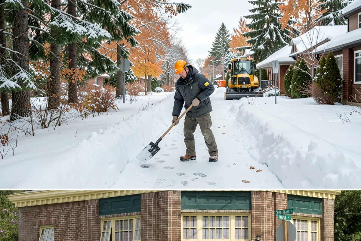 Bank Branch Snow Removal in Hamilton, Skagit County, WA - Branch demand concentrates in December through February around short lowland cold snaps.