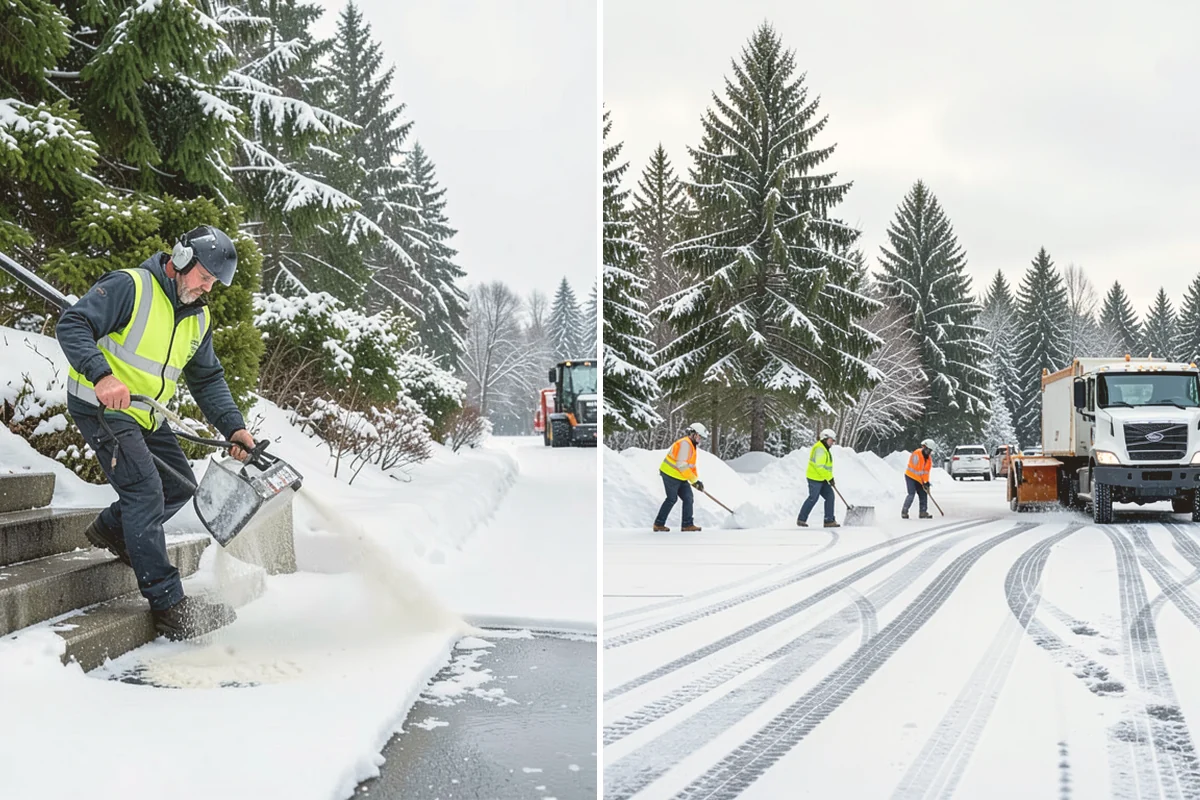 Bank Branch Snow Removal in Index, Snohomish County, WA - Identify drive-through lanes, ATM pads, and the entrance walk