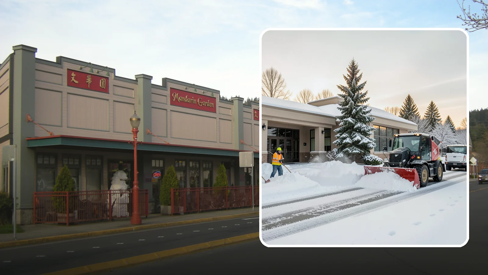 Bank Branch Snow Removal in Issaquah, King County, WA - Keep your drive-through lanes, ATM approaches, and customer entrance clear so members can bank safely the moment a snow event...