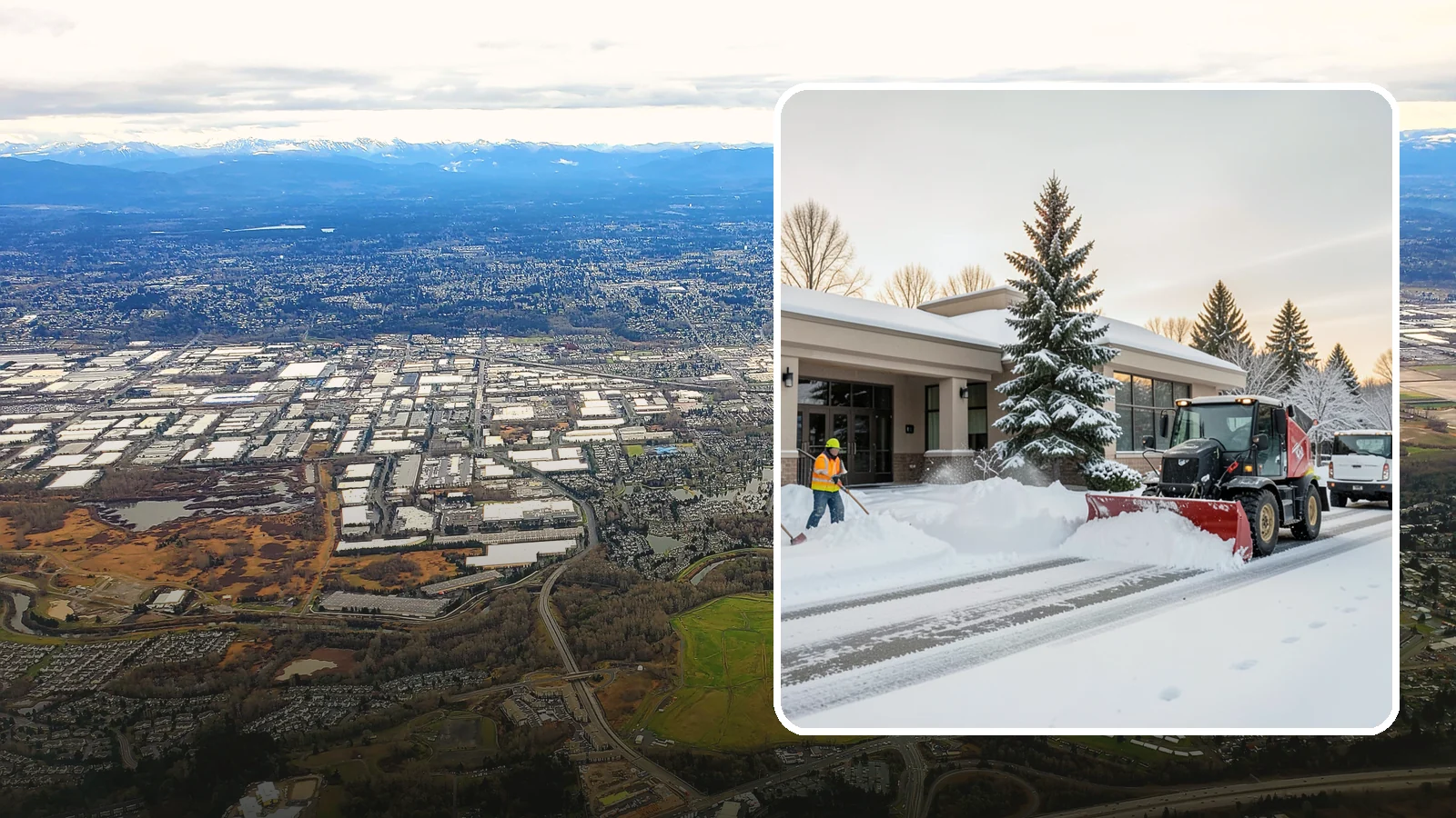 Bank Branch Snow Removal in Kent, King County, WA - Keep your drive-through lanes, ATM approaches, and customer entrance clear so members can bank safely the moment a snow event...