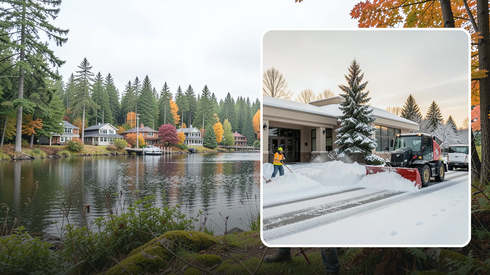 Bank Branch Snow Removal in La Conner, Skagit County, WA - Keep your drive-through lanes, ATM approaches, and customer entrance clear so members can bank safely the moment a snow event...