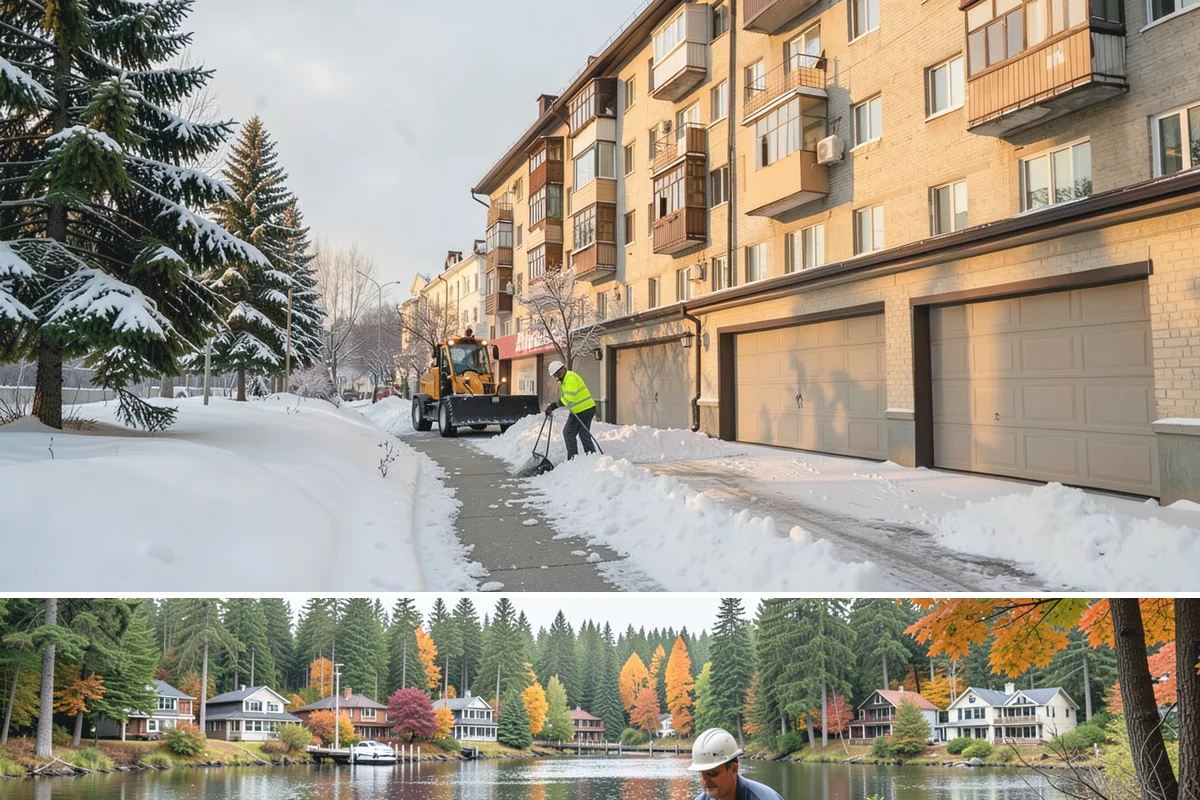 Bank Branch Snow Removal in La Conner, Skagit County, WA - Branch demand concentrates in December through February around short lowland cold snaps.
