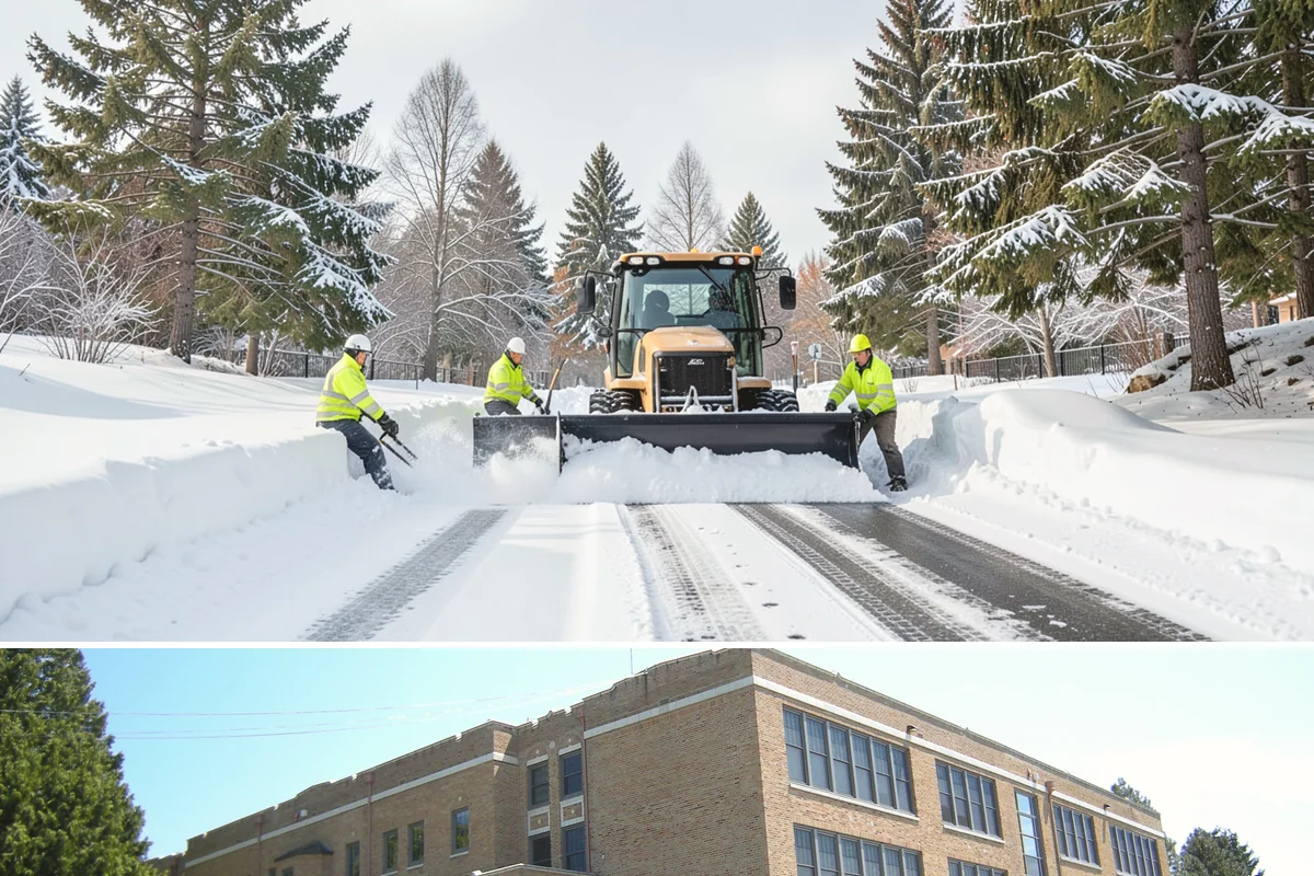 Bank Branch Snow Removal in Maple Valley, King County, WA - Branch demand concentrates in December through February around short lowland cold snaps.