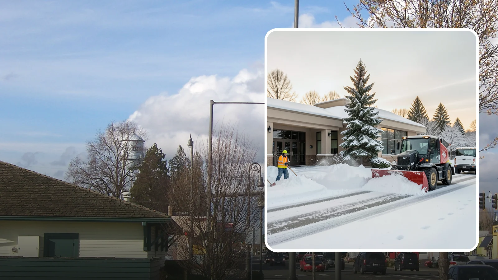 Bank Branch Snow Removal in Marysville, Snohomish County, WA - Keep your drive-through lanes, ATM approaches, and customer entrance clear so members can bank safely the moment a snow event...