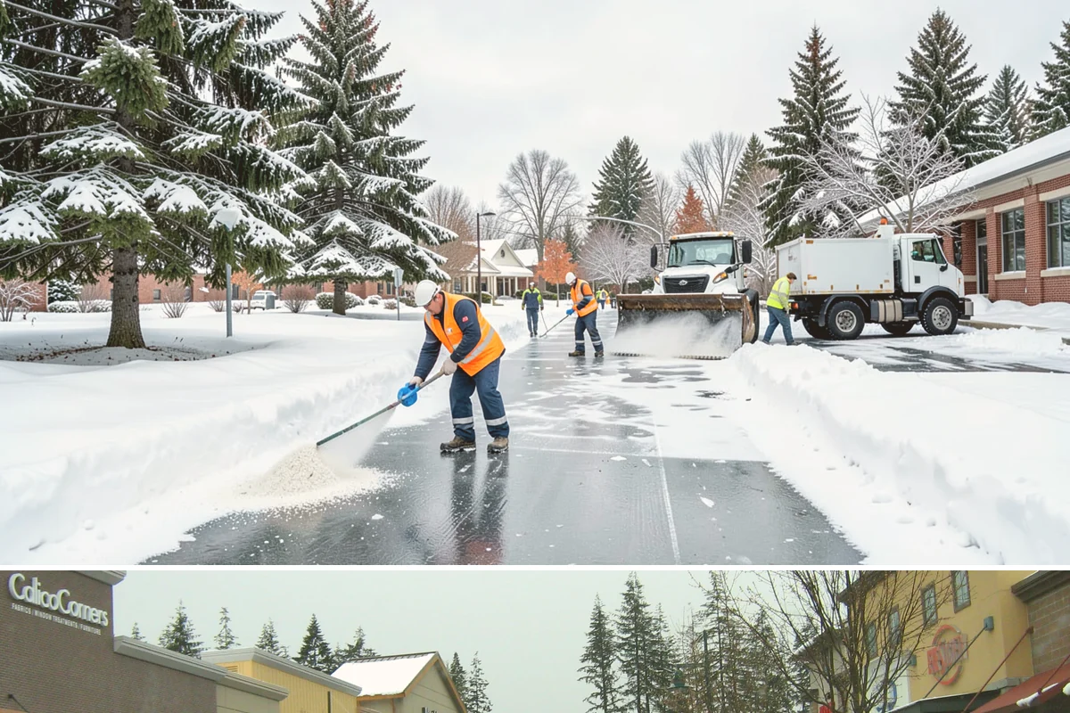 Bank Branch Snow Removal in Mill Creek, Snohomish County, WA - Branch demand concentrates in December through February around short lowland cold snaps.