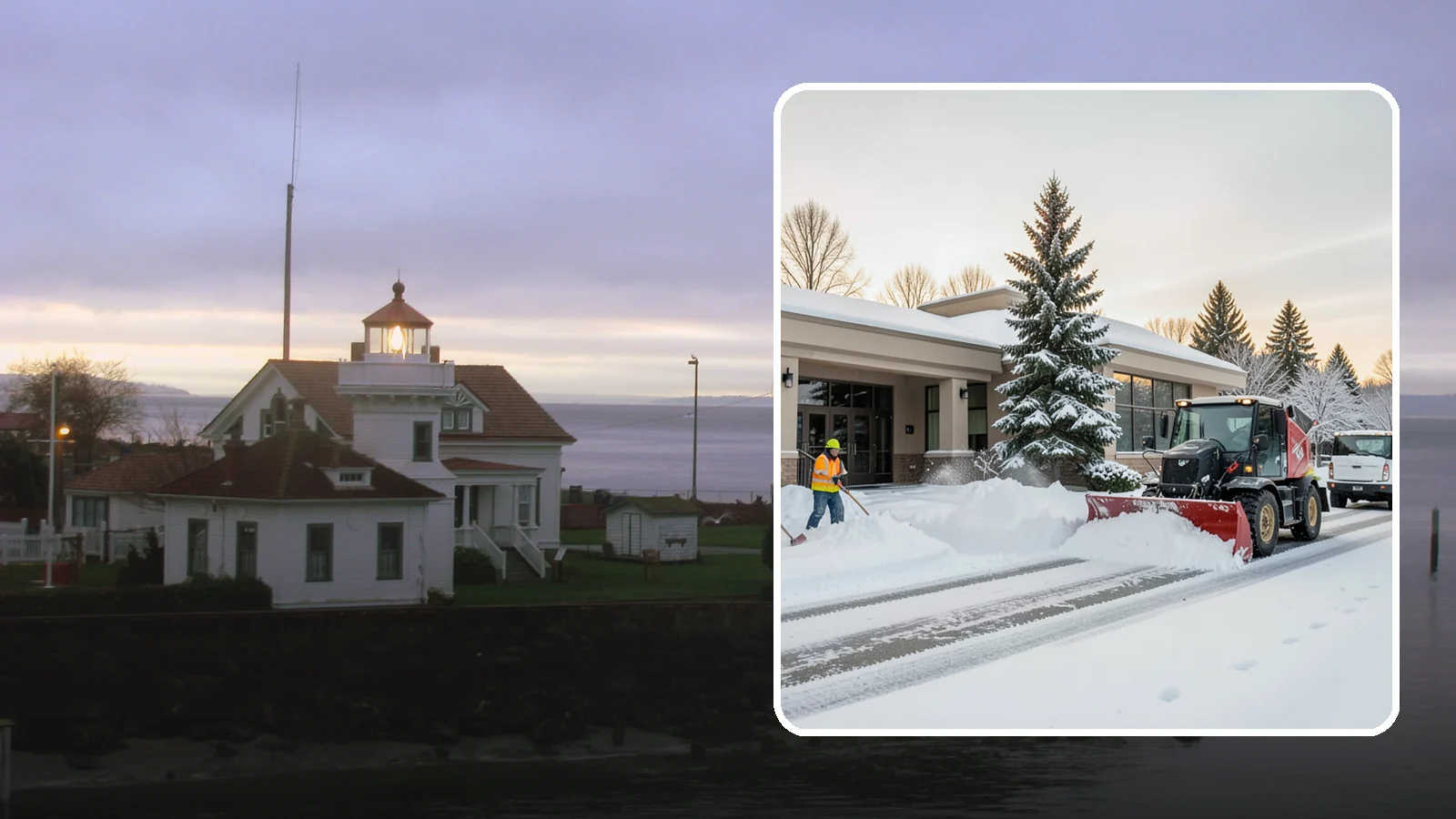 Bank Branch Snow Removal in Mukilteo, Snohomish County, WA - Keep your drive-through lanes, ATM approaches, and customer entrance clear so members can bank safely the moment a snow event...
