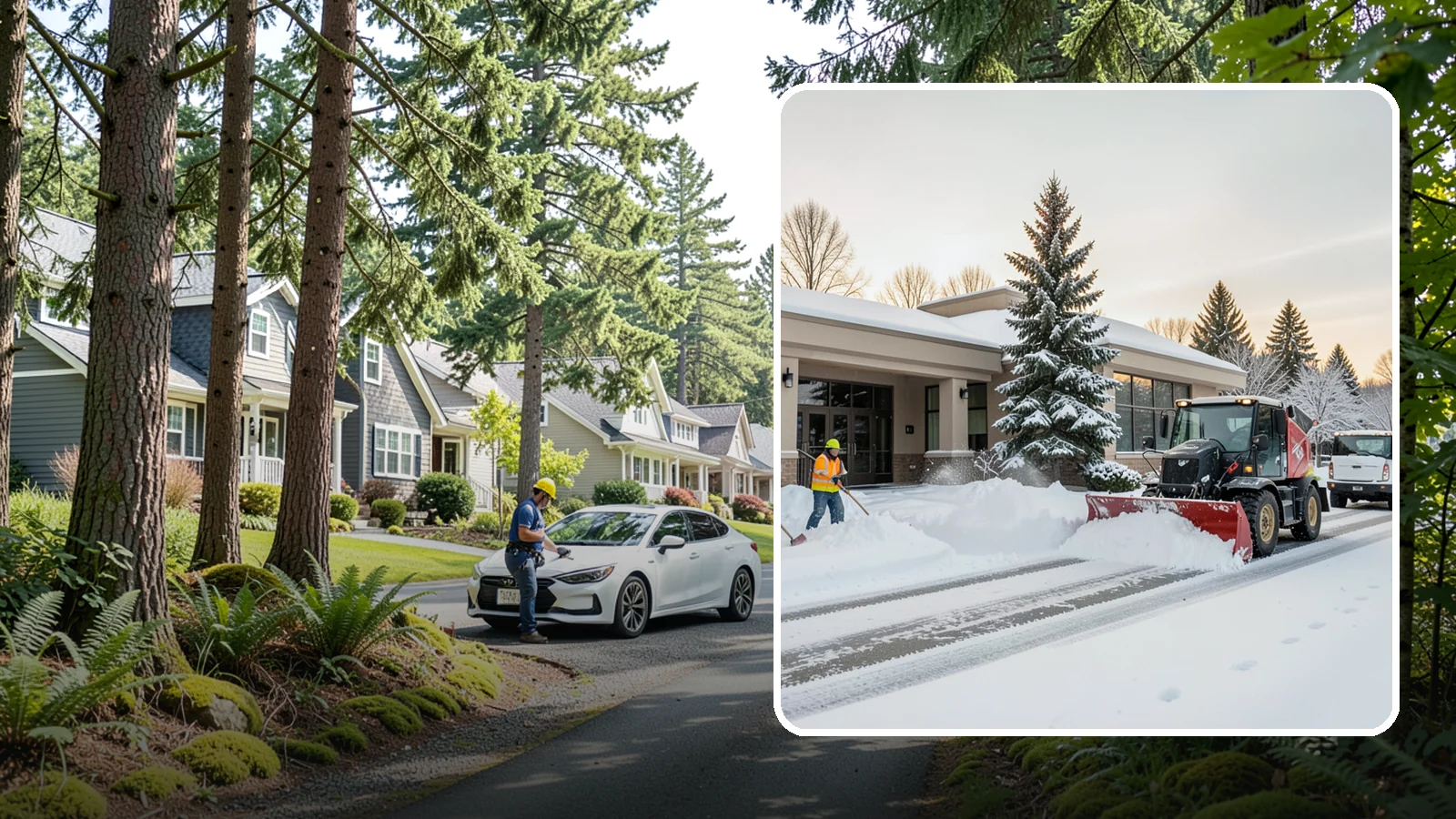 Bank Branch Snow Removal in Normandy Park, King County, WA - Keep your drive-through lanes, ATM approaches, and customer entrance clear so members can bank safely the moment a snow event...