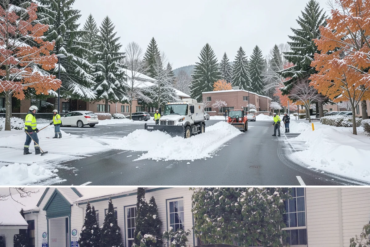 Bank Branch Snow Removal in Pacific, King County, WA - Branch demand concentrates in December through February around short lowland cold snaps.