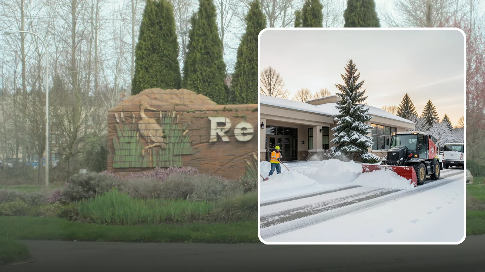 Bank Branch Snow Removal in Renton, King County, WA - Keep your drive-through lanes, ATM approaches, and customer entrance clear so members can bank safely the moment a snow event...