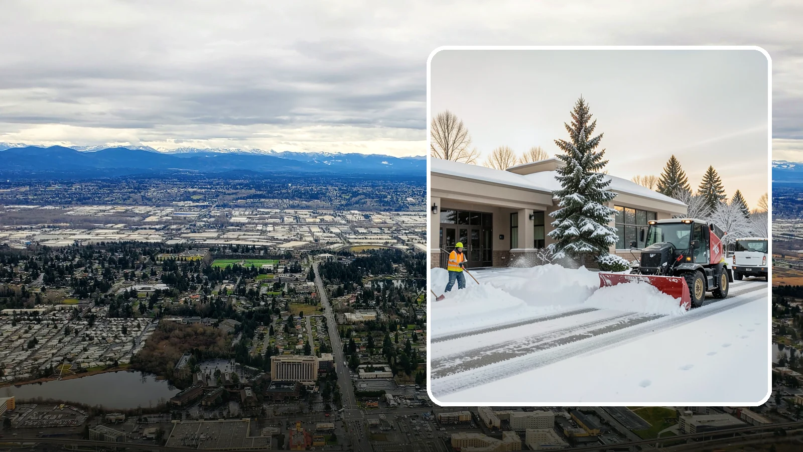 Bank Branch Snow Removal in SeaTac, King County, WA - Keep your drive-through lanes, ATM approaches, and customer entrance clear so members can bank safely the moment a snow event...