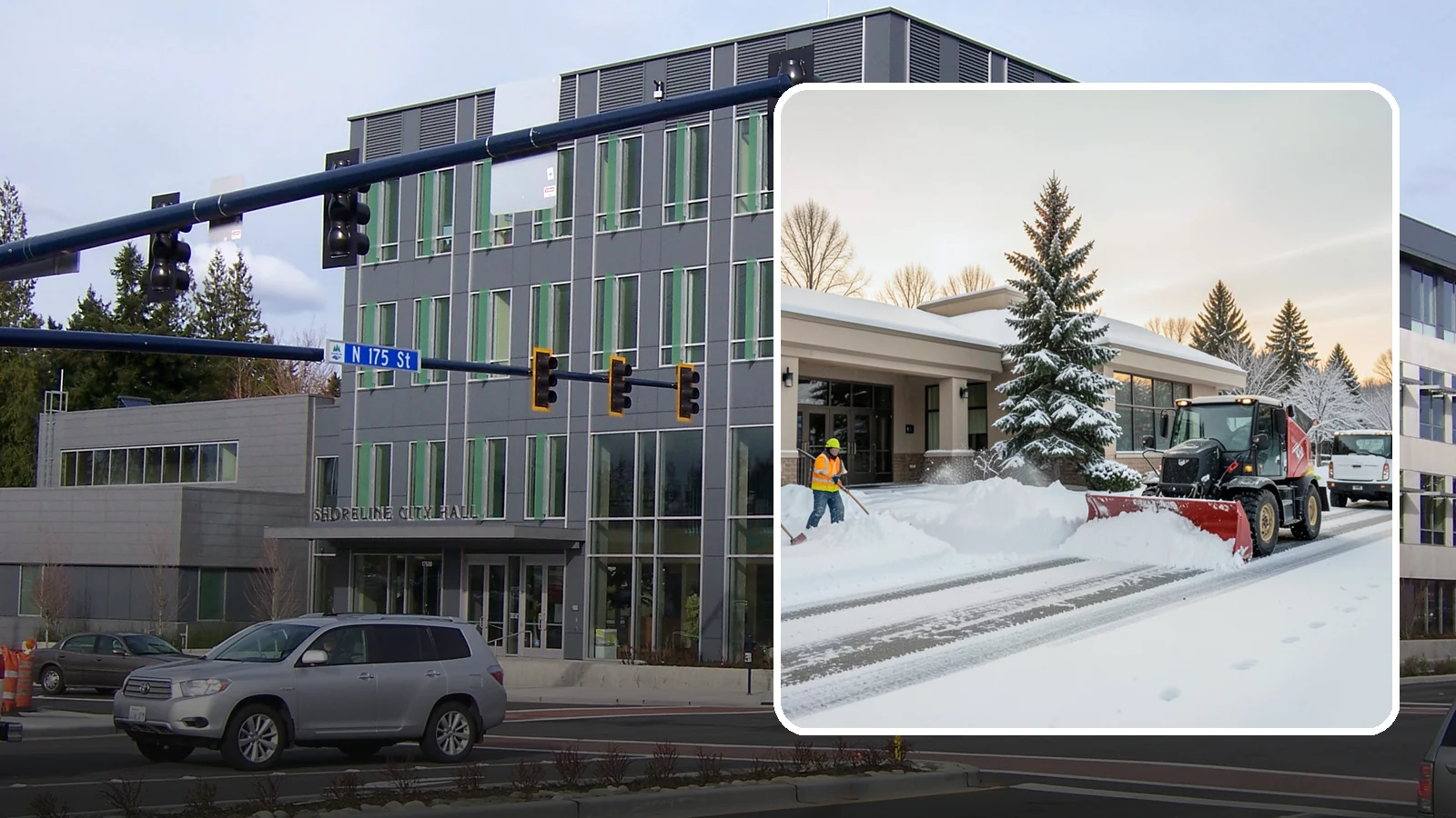 Bank Branch Snow Removal in Shoreline, King County, WA - Keep your drive-through lanes, ATM approaches, and customer entrance clear so members can bank safely the moment a snow event...
