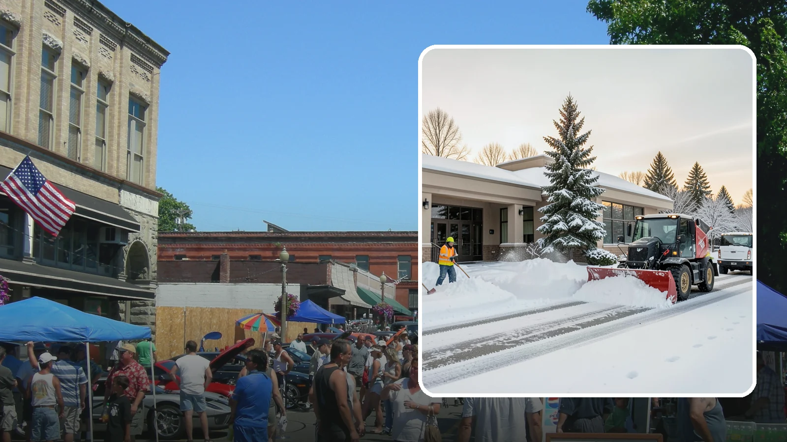 Bank Branch Snow Removal in Snohomish, Snohomish County, WA - Keep your drive-through lanes, ATM approaches, and customer entrance clear so members can bank safely the moment a snow event...