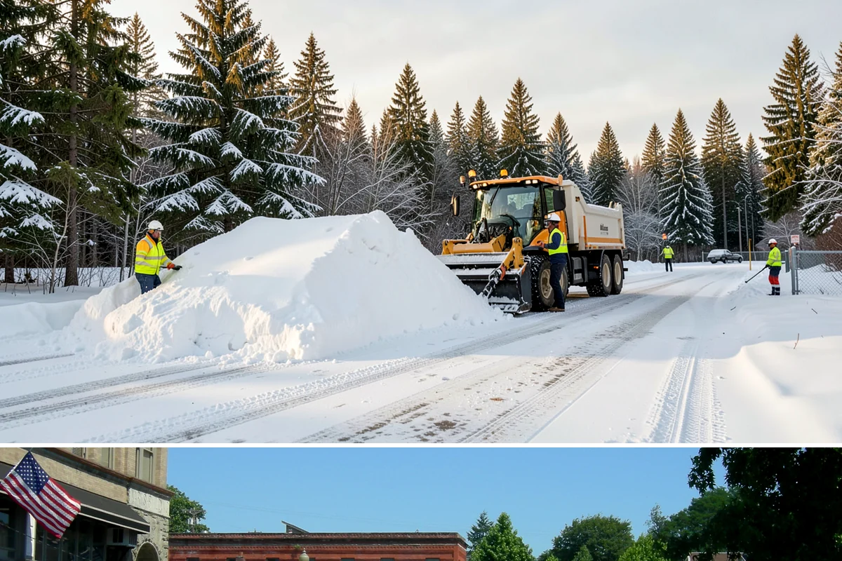 Bank Branch Snow Removal in Snohomish, Snohomish County, WA - Branch demand concentrates in December through February around short lowland cold snaps.