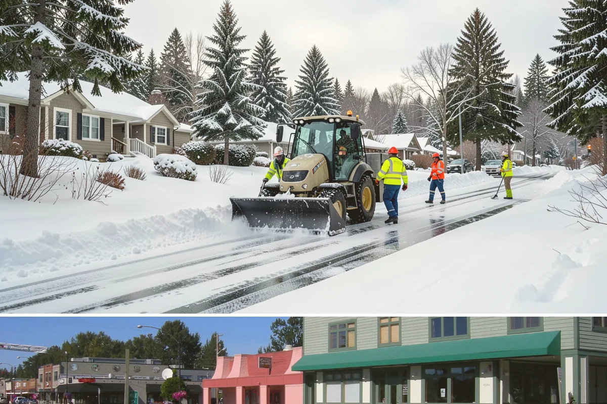 Bank Branch Snow Removal in Snoqualmie, King County, WA - Branch demand concentrates in December through February around short lowland cold snaps.