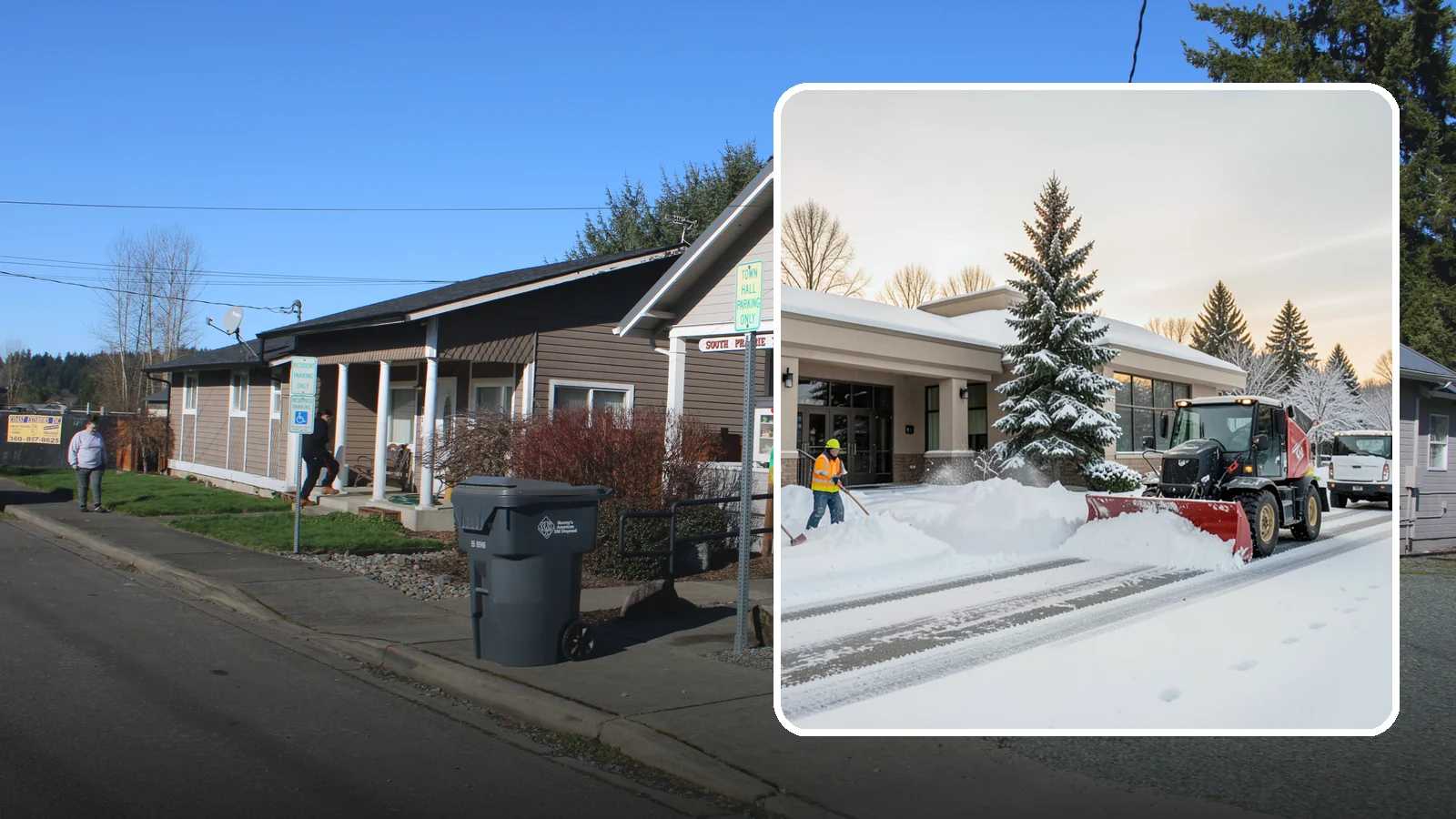 Bank Branch Snow Removal in South Prairie, Pierce County, WA - Keep your drive-through lanes, ATM approaches, and customer entrance clear so members can bank safely the moment a snow event...