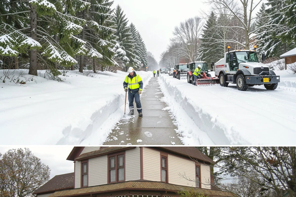 Bank Branch Snow Removal in Sumner, Pierce County, WA - Branch demand concentrates in December through February around short lowland cold snaps.