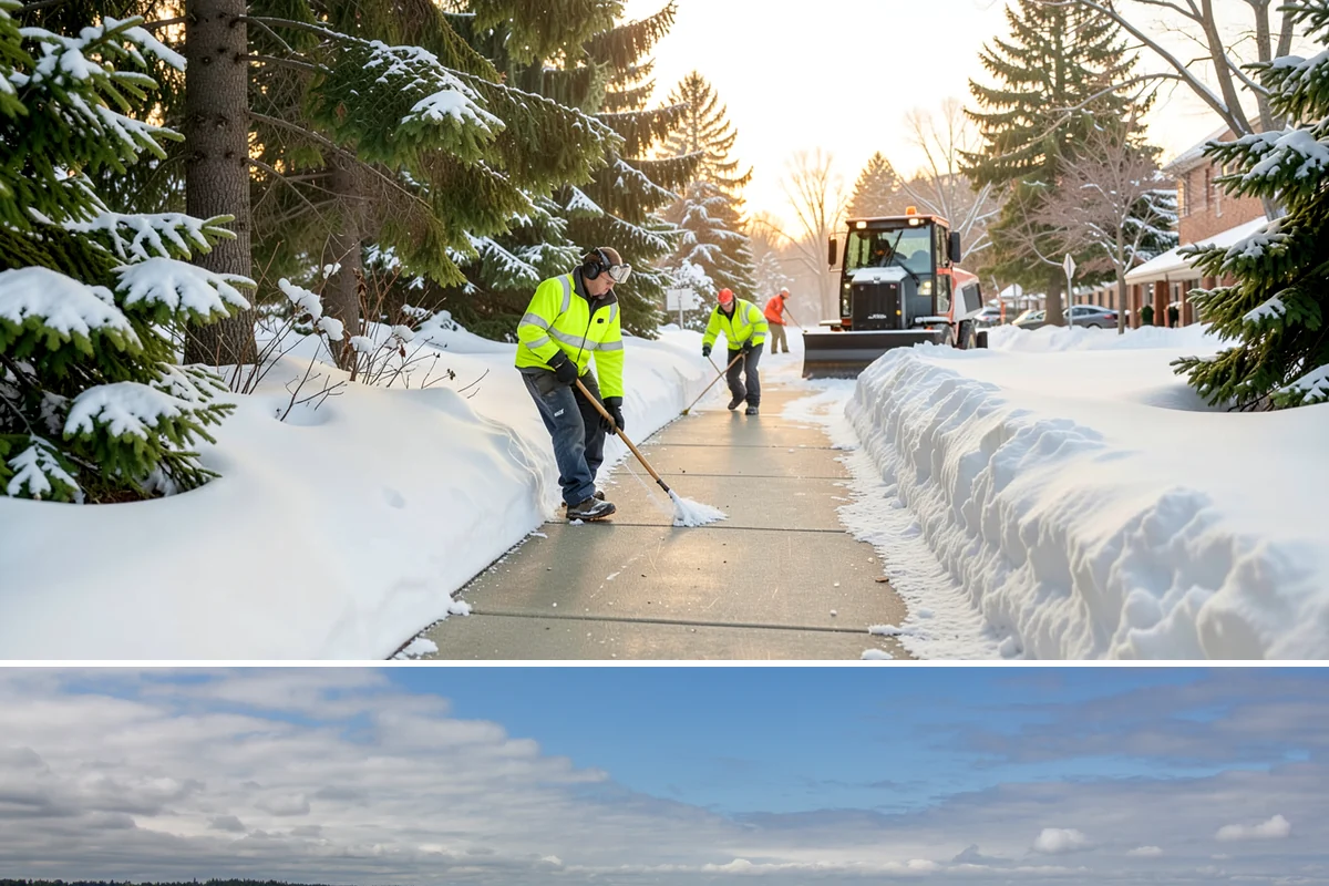 Bank Branch Snow Removal in University Place, Pierce County, WA - Branch demand concentrates in December through February around short lowland cold snaps.