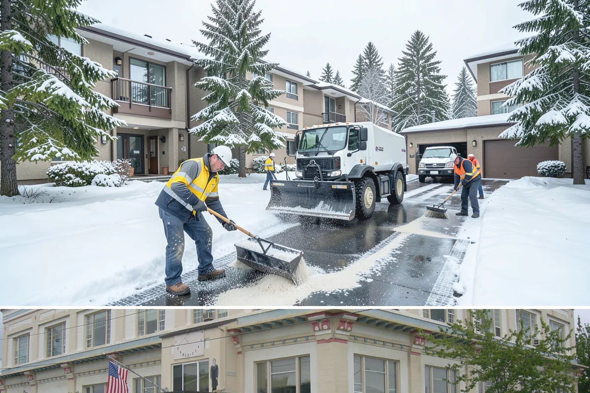 Bank Deicing in Anacortes, Skagit County, WA - Coverage runs through winter, with pre-open readiness on the freezing-rain mornings that glaze exposed ATM and drive-through...