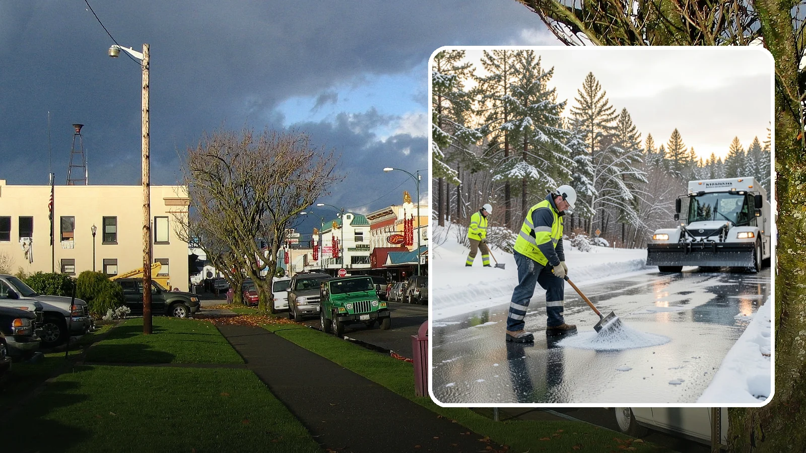 Bank Deicing in Arlington, Snohomish County, WA - Deicing for banks and credit unions, keeping entrances, ATM approaches, and drive-through lanes safe for customers during a...