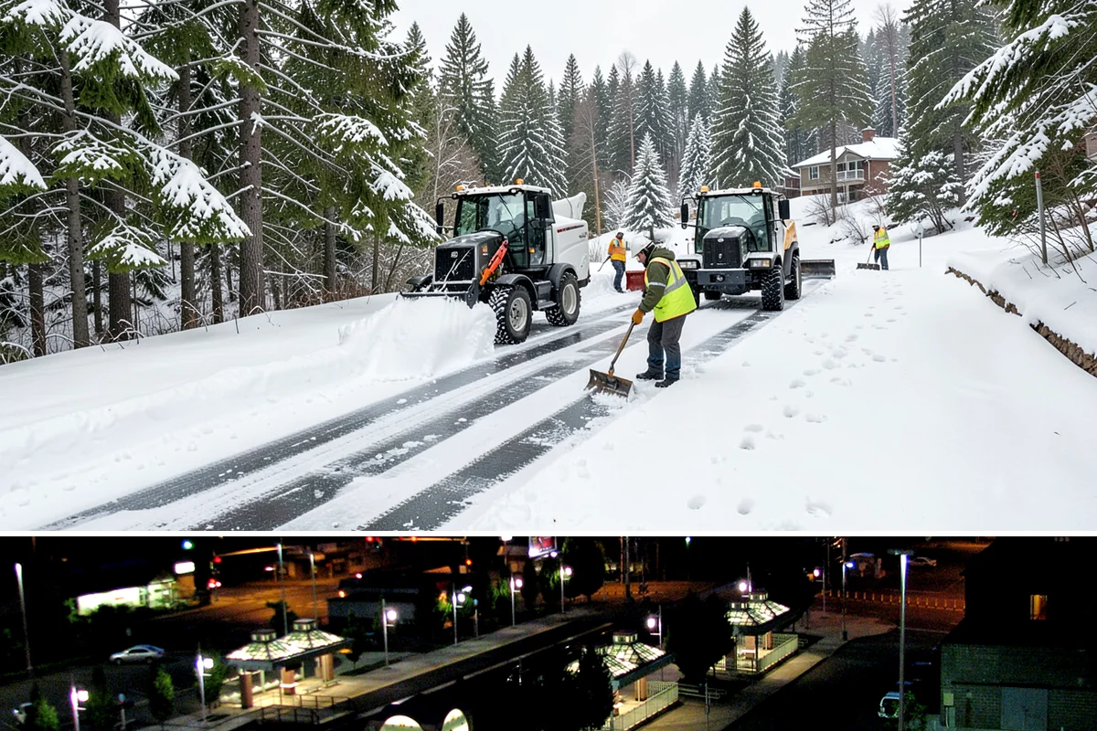 Bank Deicing in Auburn, King County, WA - Coverage runs through winter, with pre-open readiness on the freezing-rain mornings that glaze exposed ATM and drive-through...