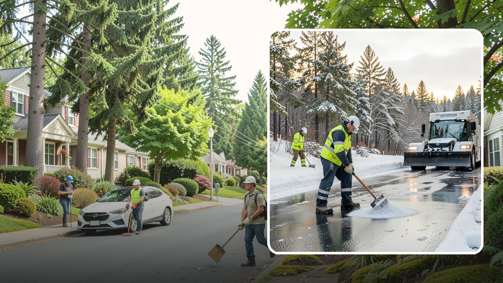 Bank Deicing in Beaux Arts Village, King County, WA - Deicing for banks and credit unions, keeping entrances, ATM approaches, and drive-through lanes safe for customers during a...