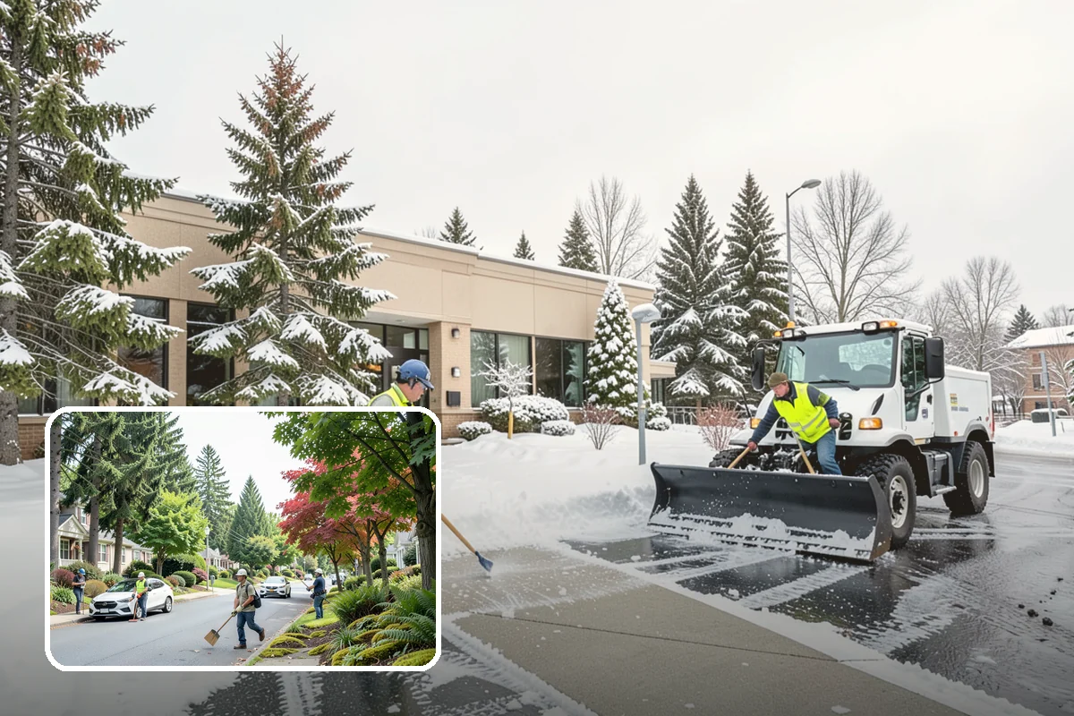 Bank Deicing in Beaux Arts Village, King County, WA - Keeps customers safe at entrances and walk-up ATMs