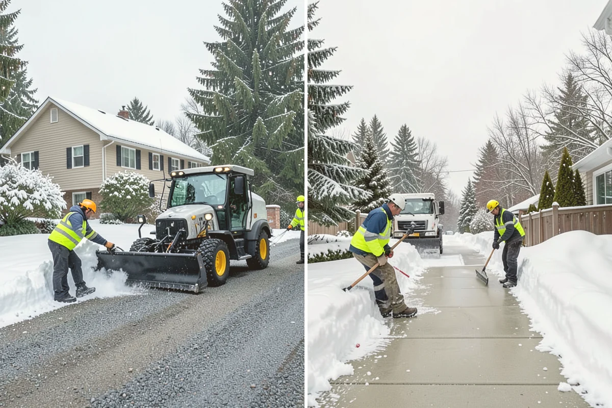 Bank Deicing in Bellevue, King County, WA - Map the entrance, ATM apron, and drive-through lanes