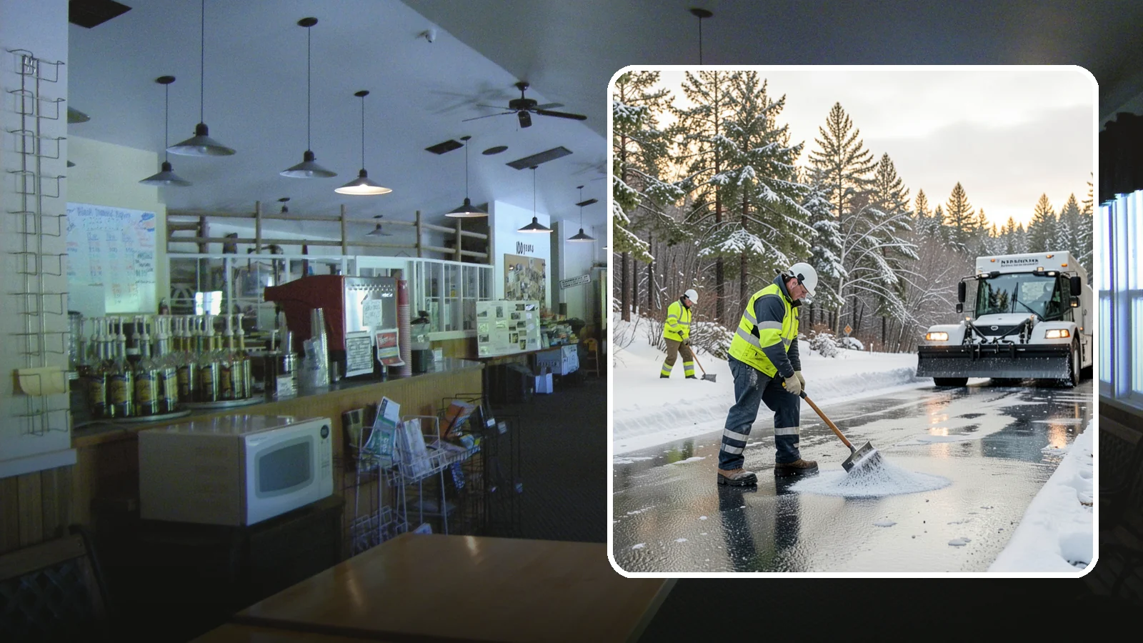 Bank Deicing in Black Diamond, King County, WA - Deicing for banks and credit unions, keeping entrances, ATM approaches, and drive-through lanes safe for customers during a...
