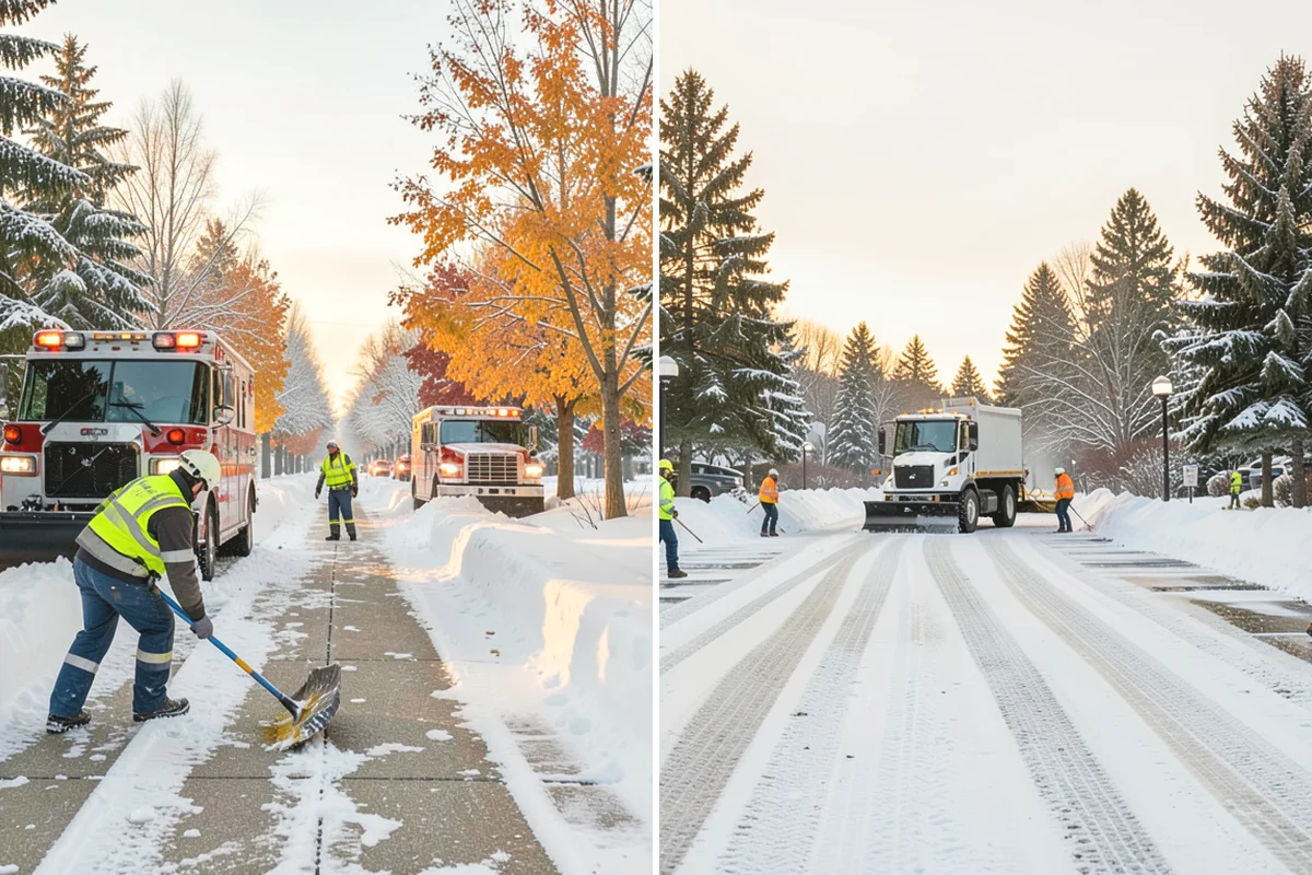 Bank Deicing in Black Diamond, King County, WA - Map the entrance, ATM apron, and drive-through lanes