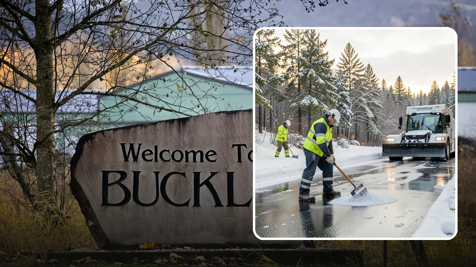 Bank Deicing in Buckley, Pierce County, WA - Deicing for banks and credit unions, keeping entrances, ATM approaches, and drive-through lanes safe for customers during a...