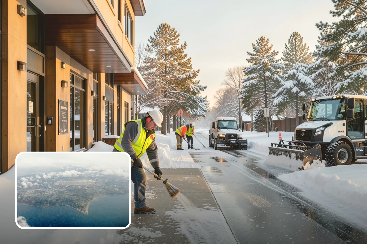 Bank Deicing in Burien, King County, WA - Keeps customers safe at entrances and walk-up ATMs