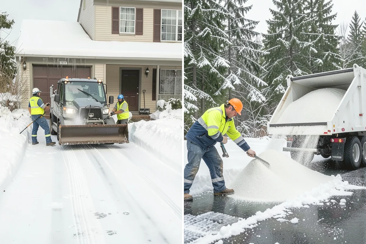 Bank Deicing in Burien, King County, WA - Map the entrance, ATM apron, and drive-through lanes