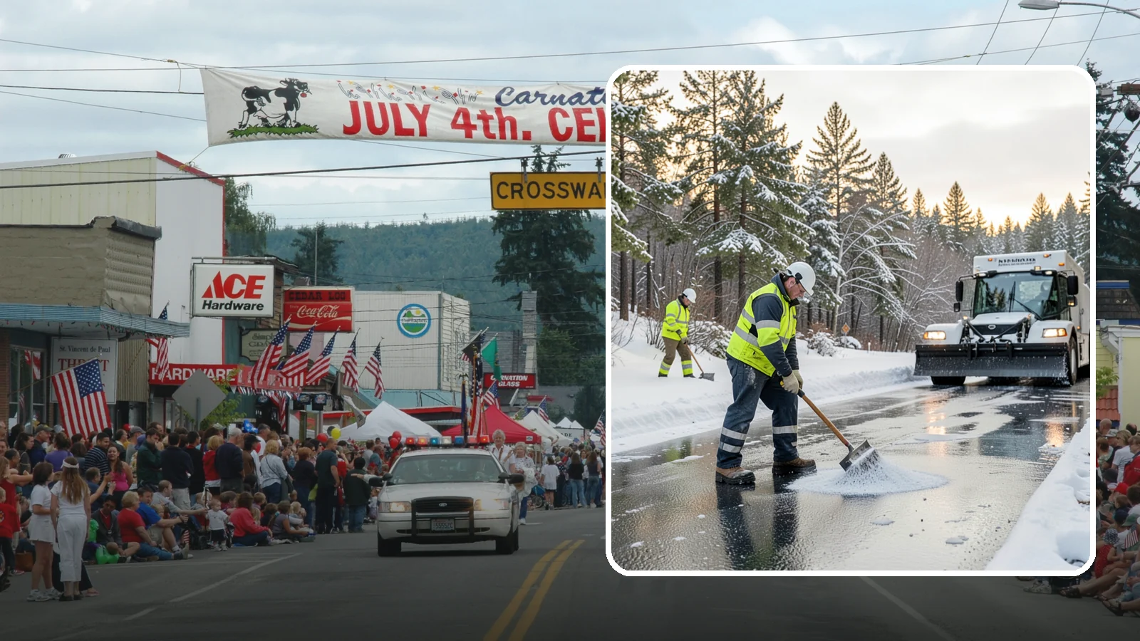 Bank Deicing in Carnation, King County, WA - Deicing for banks and credit unions, keeping entrances, ATM approaches, and drive-through lanes safe for customers during a...