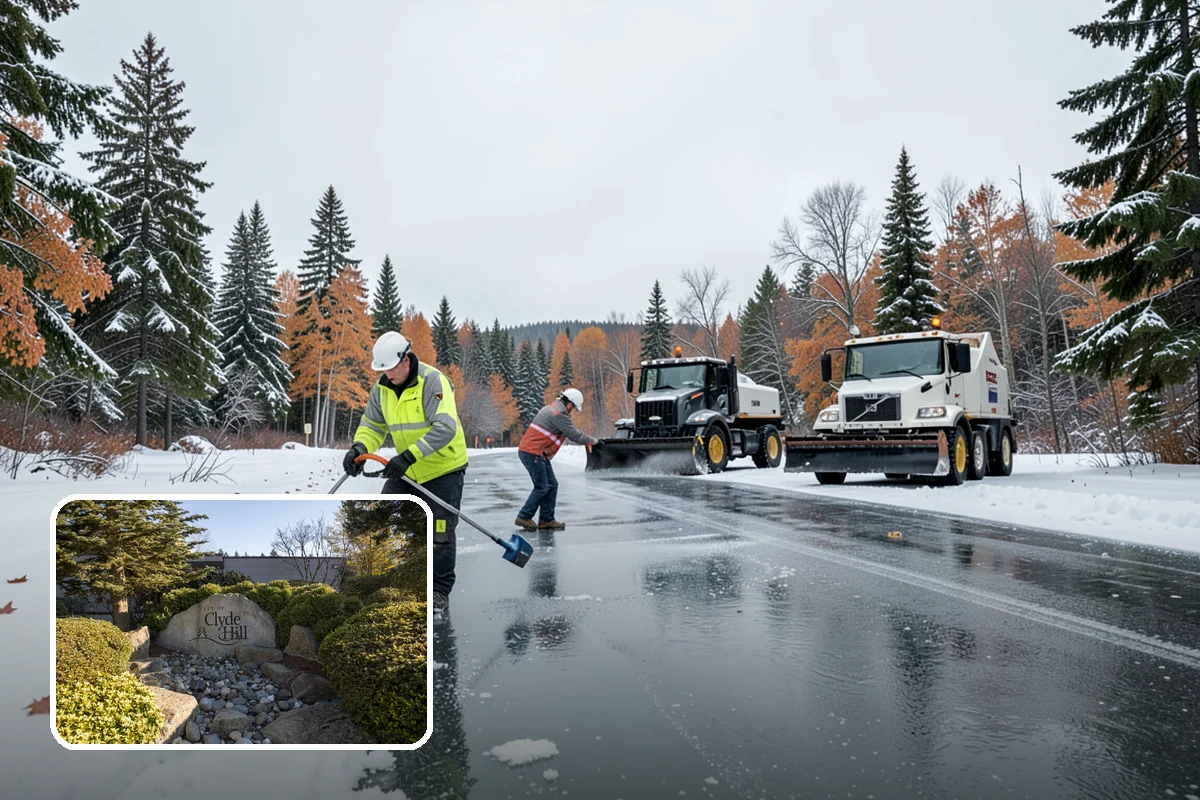 Bank Deicing in Clyde Hill, King County, WA - Keeps customers safe at entrances and walk-up ATMs