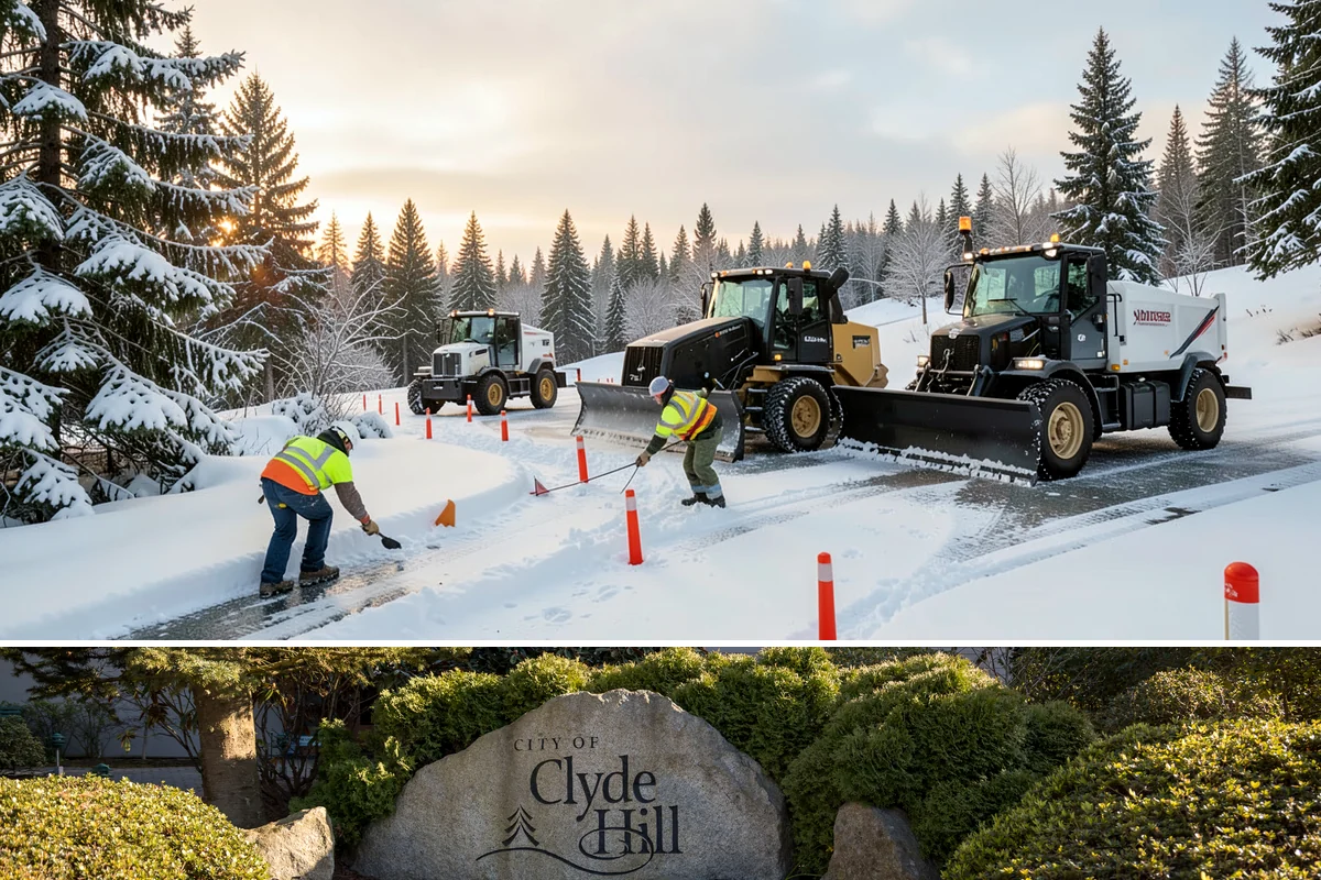 Bank Deicing in Clyde Hill, King County, WA - Coverage runs through winter, with pre-open readiness on the freezing-rain mornings that glaze exposed ATM and drive-through...