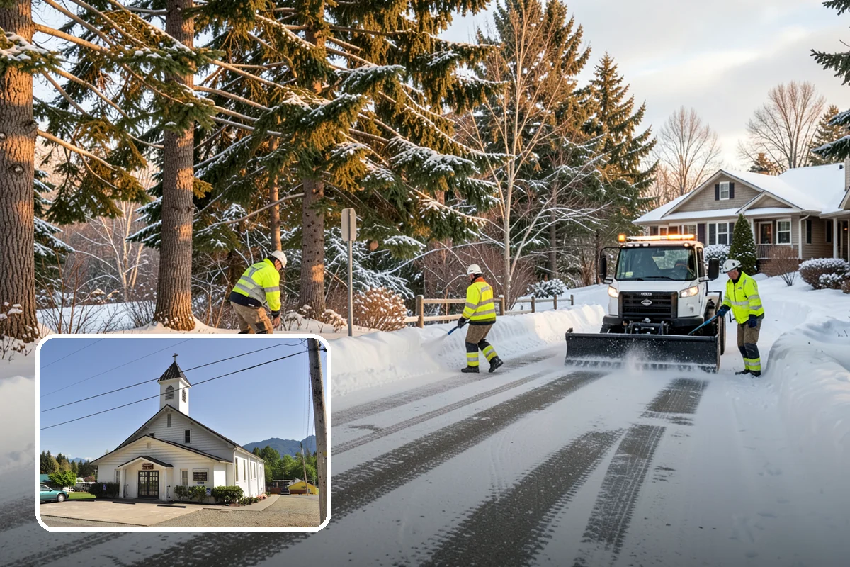 Bank Deicing in Concrete, Skagit County, WA - Keeps customers safe at entrances and walk-up ATMs
