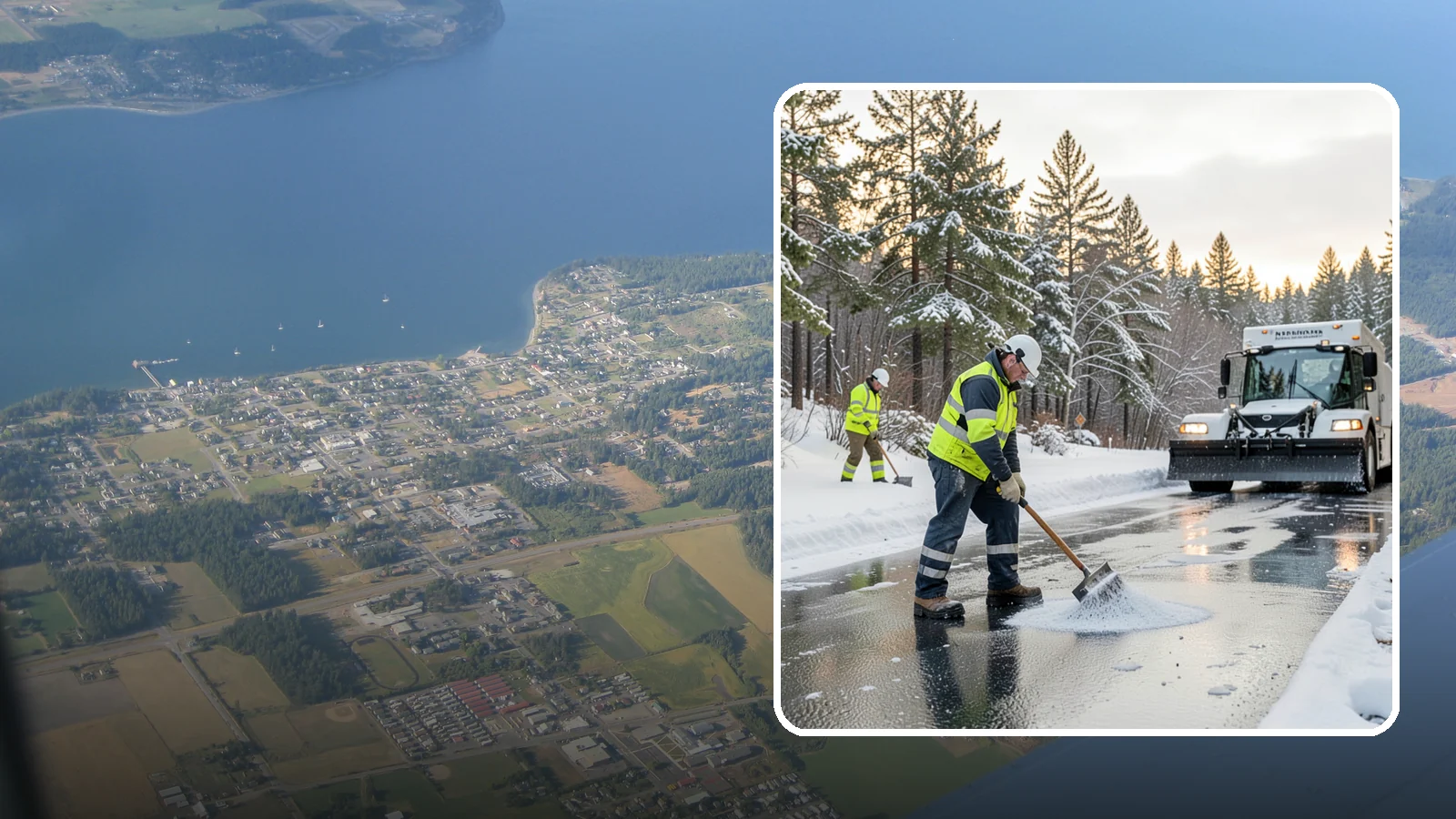 Bank Deicing in Coupeville, Island County, WA - Deicing for banks and credit unions, keeping entrances, ATM approaches, and drive-through lanes safe for customers during a...