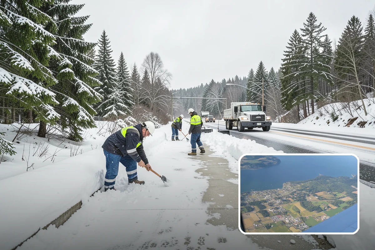 Bank Deicing in Coupeville, Island County, WA - Keeps customers safe at entrances and walk-up ATMs