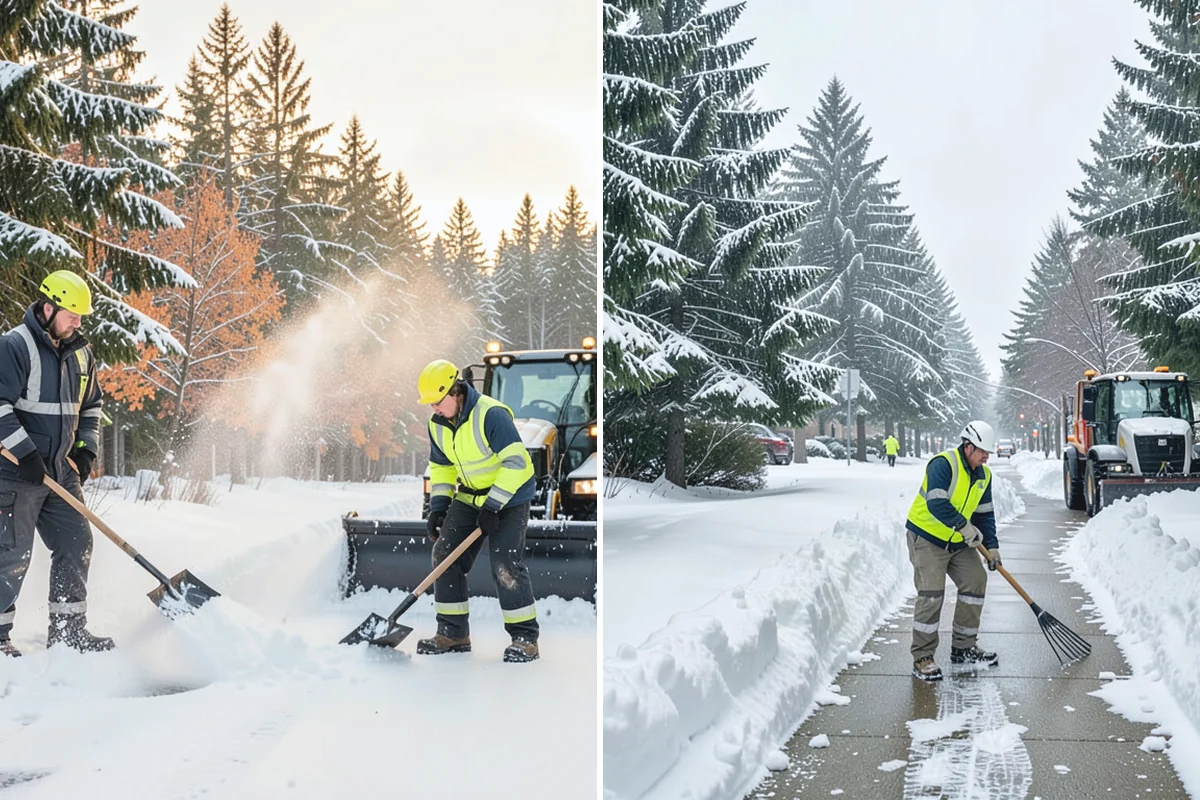 Bank Deicing in Coupeville, Island County, WA - Map the entrance, ATM apron, and drive-through lanes