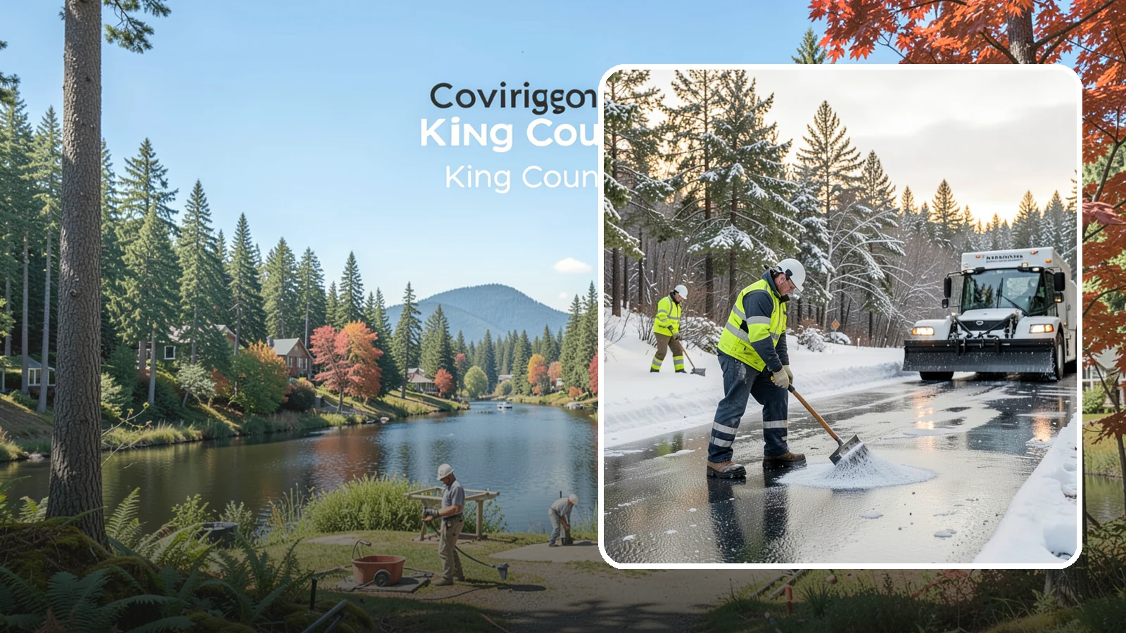 Bank Deicing in Covington, King County, WA - Deicing for banks and credit unions, keeping entrances, ATM approaches, and drive-through lanes safe for customers during a...